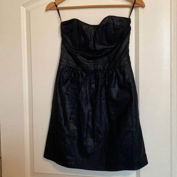 NWT Jenny Han Linen Waxed Dress(size XS) - Picture 2 of 10